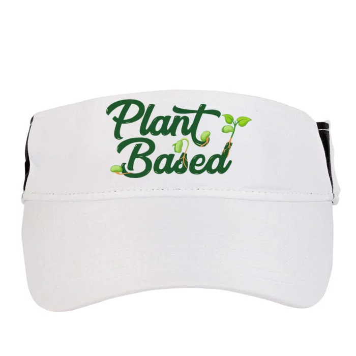 World Vegetable Day Plant Based I Eat Vegans World Vegan Day Adult Drive Performance Visor