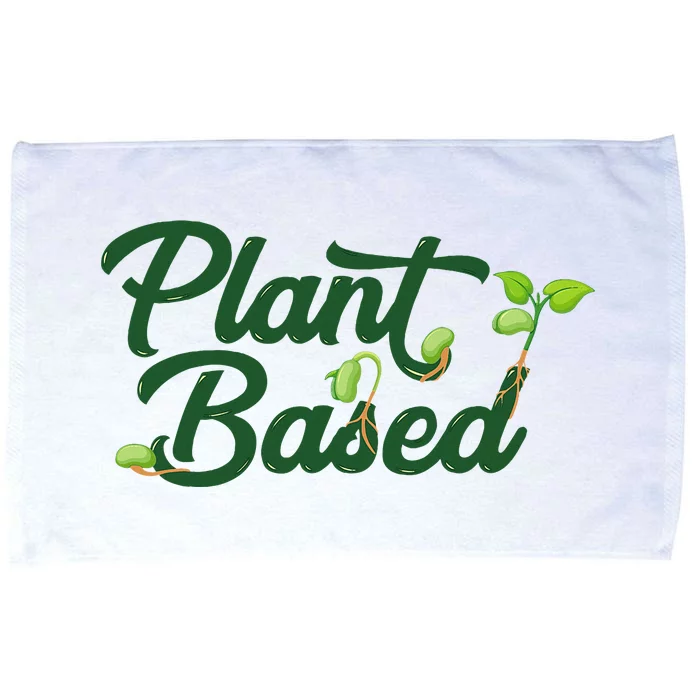 World Vegetable Day Plant Based I Eat Vegans World Vegan Day Microfiber Hand Towel