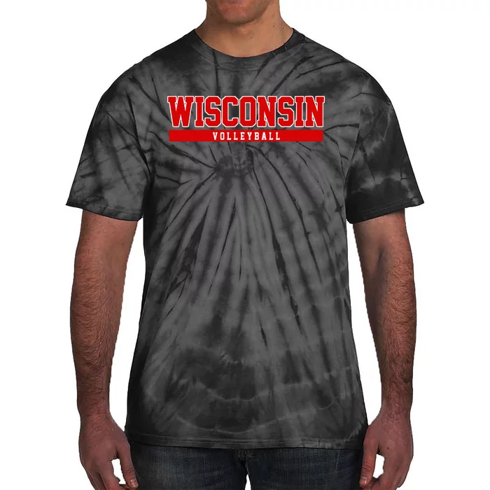 Wisconsin Volleyball For Support The University College Tie-Dye T-Shirt