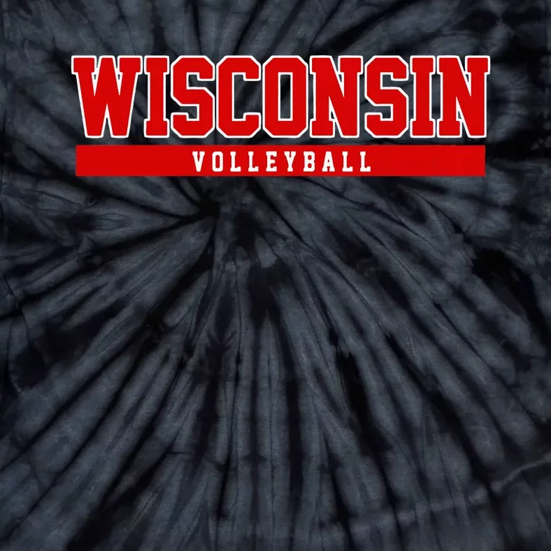 Wisconsin Volleyball For Support The University College Tie-Dye T-Shirt