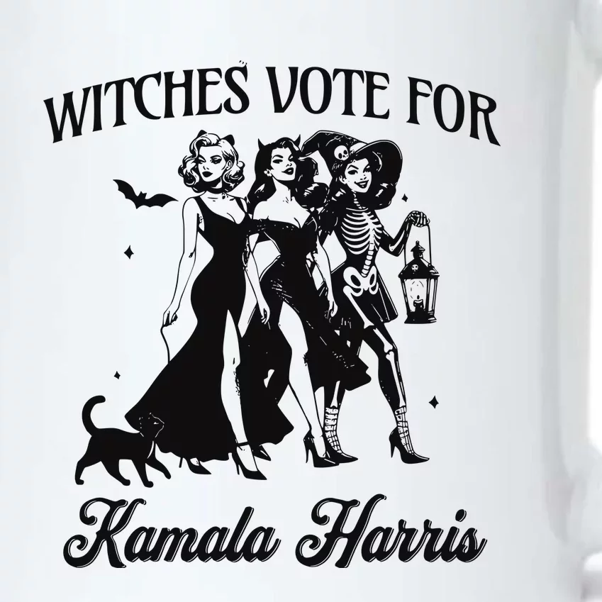 Witches Voting For Kamala Harris Black Color Changing Mug