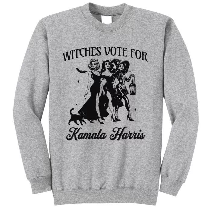 Witches Voting For Kamala Harris Tall Sweatshirt