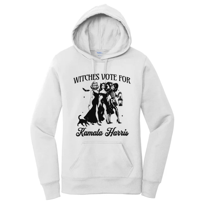 Witches Voting For Kamala Harris Women's Pullover Hoodie