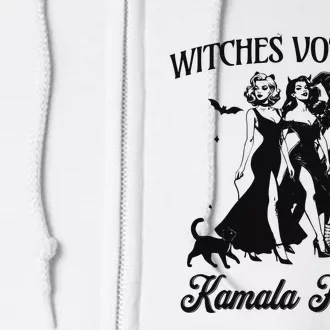 Witches Voting For Kamala Harris Full Zip Hoodie