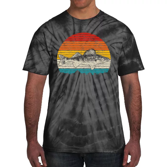 Walleye Vintage Fishing Men Walleye Fisherman Fish Tie-Dye T-Shirt