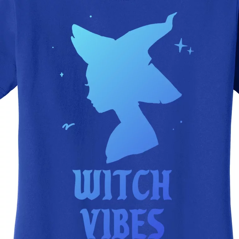 Witch Vibes Funny Spooky Aesthetic Goth Halloween Costume Great Gift Women's T-Shirt