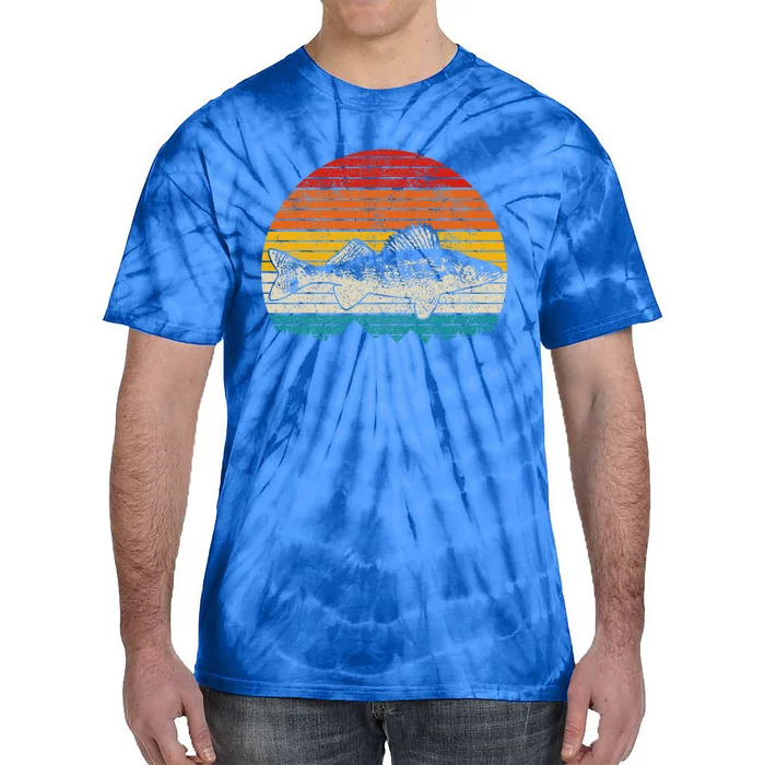 Walleye Vintage Fishing  Walleye Fisherman Fish Tie-Dye T-Shirt