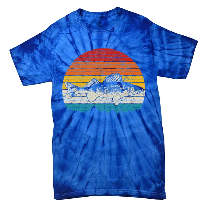 Walleye Vintage Fishing  Walleye Fisherman Fish Tie-Dye T-Shirt