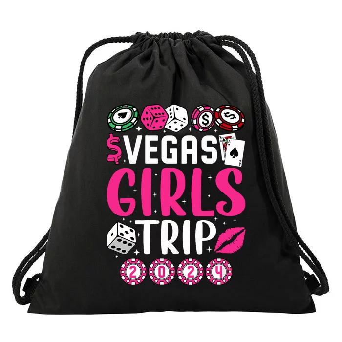 Wo Vegas Girl Trip 2024 Wo Girl Weekend Drawstring Bag