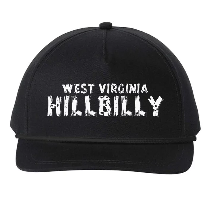 West Virginia Hillbilly Snapback Five-Panel Rope Hat