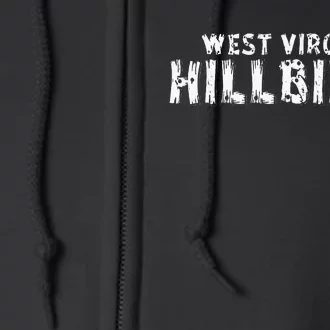 West Virginia Hillbilly Full Zip Hoodie