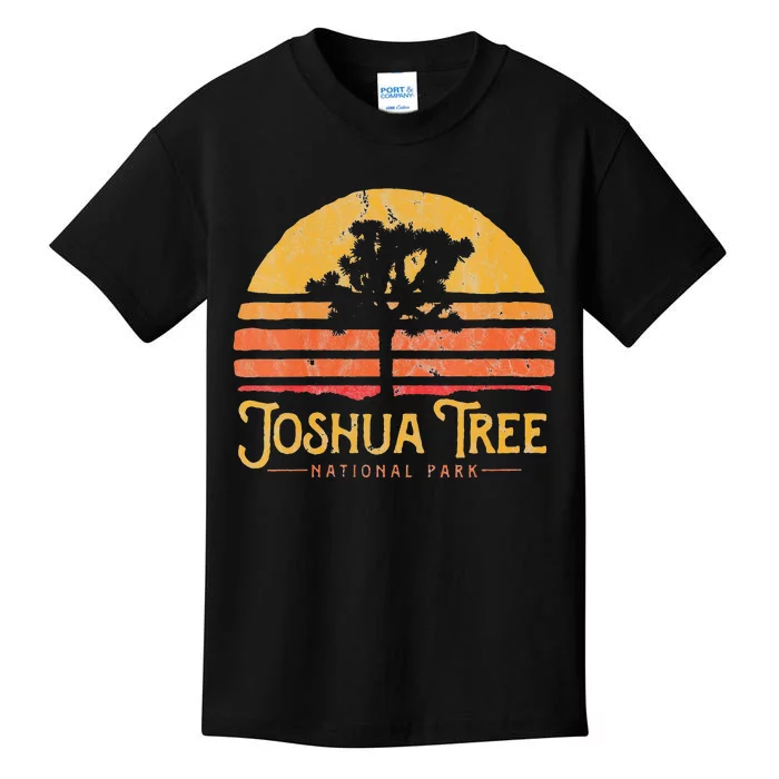 Wos Vintage Joshua Tree National Park Kids T-Shirt