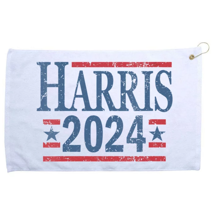 Wo Vintage Kamala Harris 2024 Grommeted Golf Towel