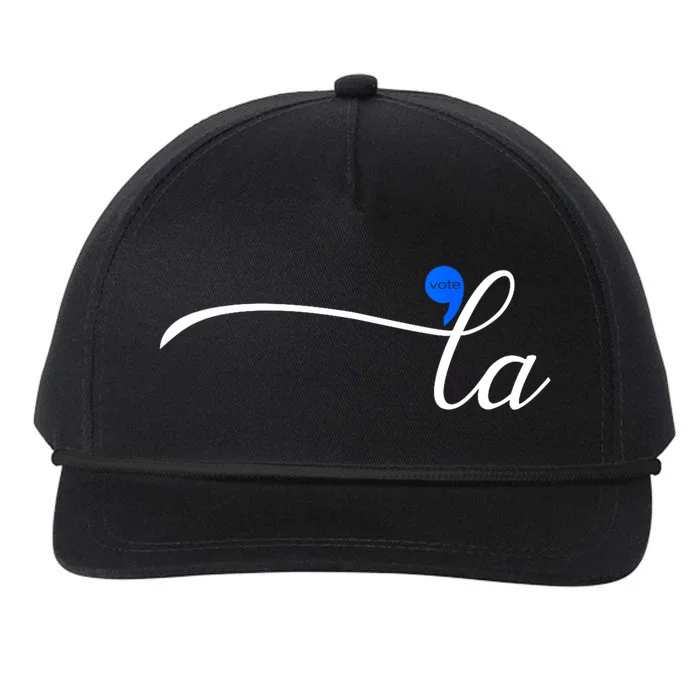 Women Vote Kamala 2024 Election Comma La Harris For President Tees Gift Snapback Five-Panel Rope Hat