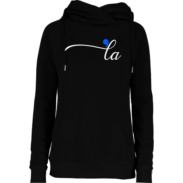 Women Vote Kamala 2024 Election Comma La Harris For President Tees Gift Womens Funnel Neck Pullover Hood