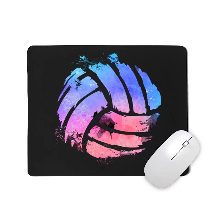 Watercolor Volleyball Lover Beach Volleyball Player Pullover Hoodie Mousepad