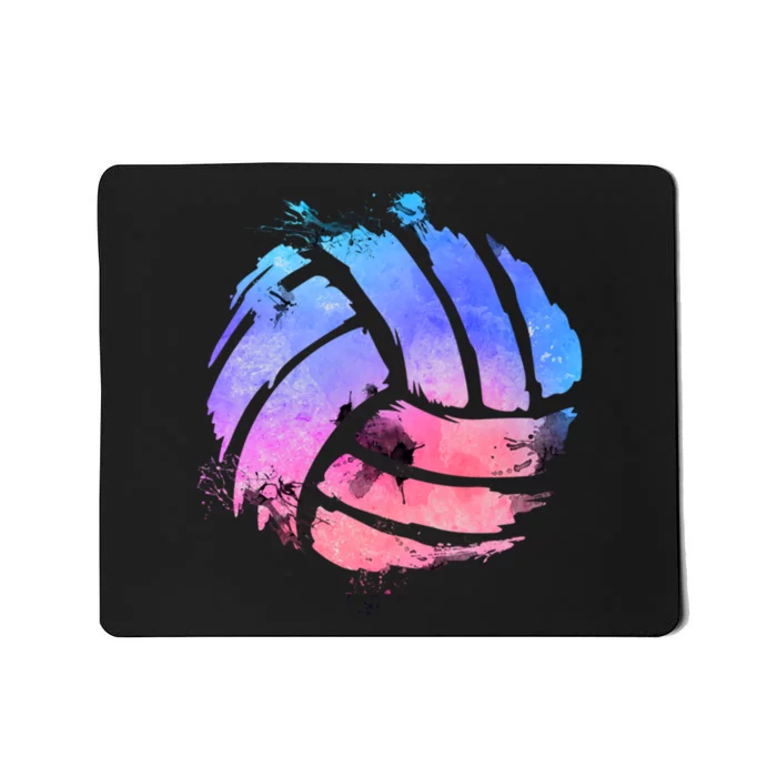 Watercolor Volleyball Lover Beach Volleyball Player Pullover Hoodie Mousepad