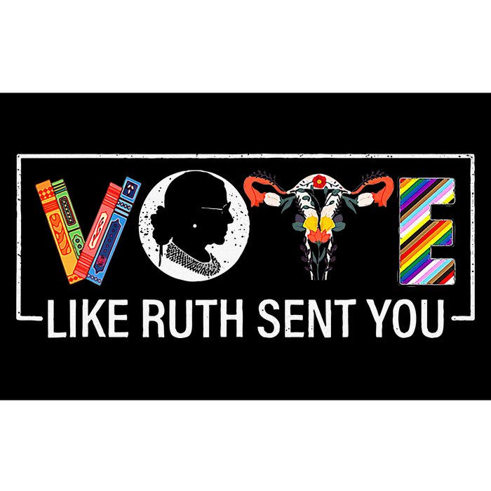 Women Vote Like Ruth Sent You Uterus Feminist Bumper Sticker