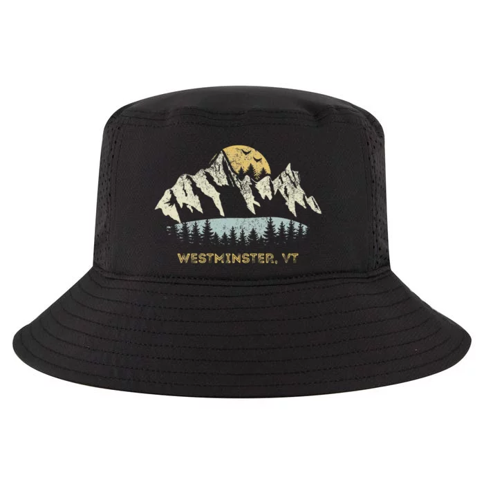 Westminster Vermont Mountain Sunset Sunrise Vt Cool Comfort Performance Bucket Hat