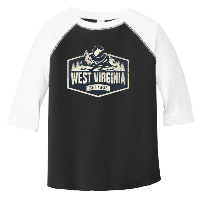 West Virginia Map Home Toddler Fine Jersey T-Shirt