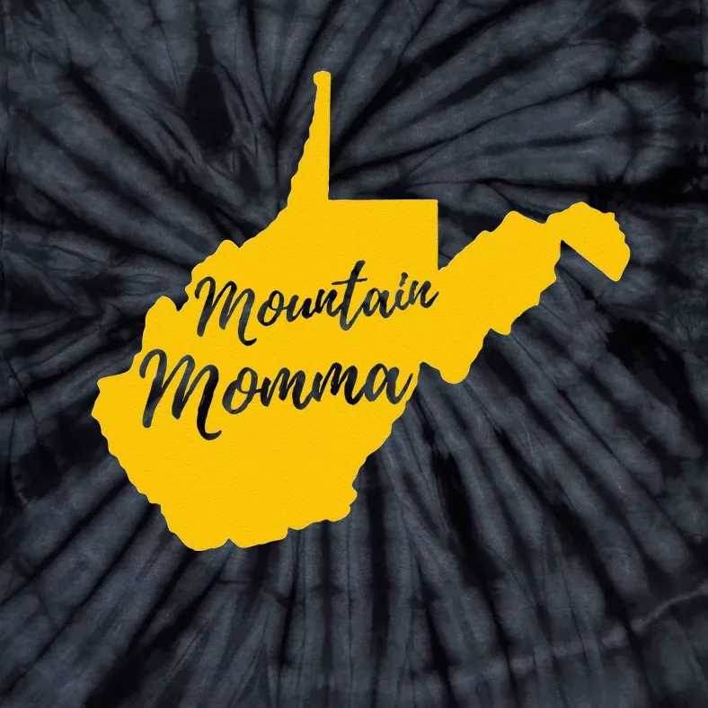 West Virginia Mountain Momma State Map Home Tie-Dye T-Shirt