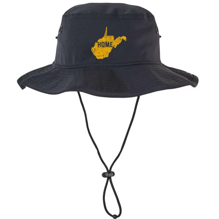 West Virginia Map Home WV Vintage Legacy Cool Fit Booney Bucket Hat