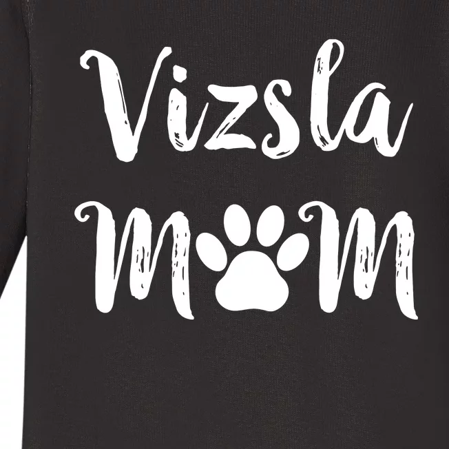 Womens Vizsla Mom Dog Mom Vizsla Dog VNeck Baby Long Sleeve Bodysuit