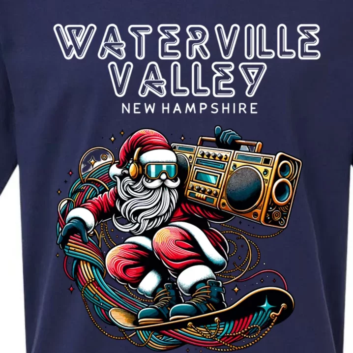 Waterville Valley New Hampshire Cool Snowboard Christmas Cool Gift Sueded Cloud Jersey T-Shirt