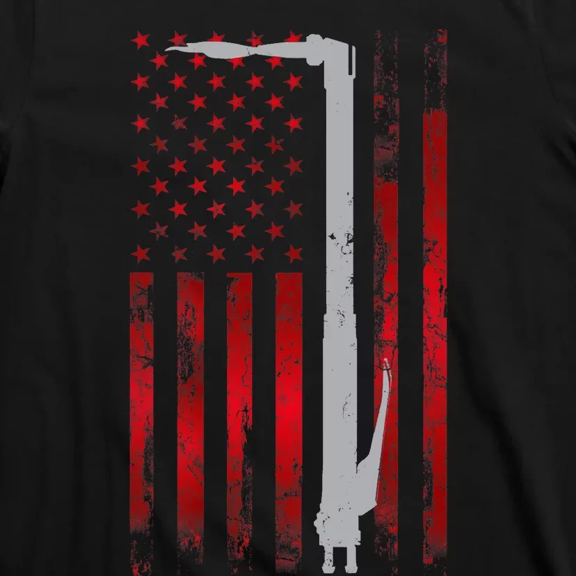 Welding Vintage Patriotic USA American Flag Welder Gift T-Shirt