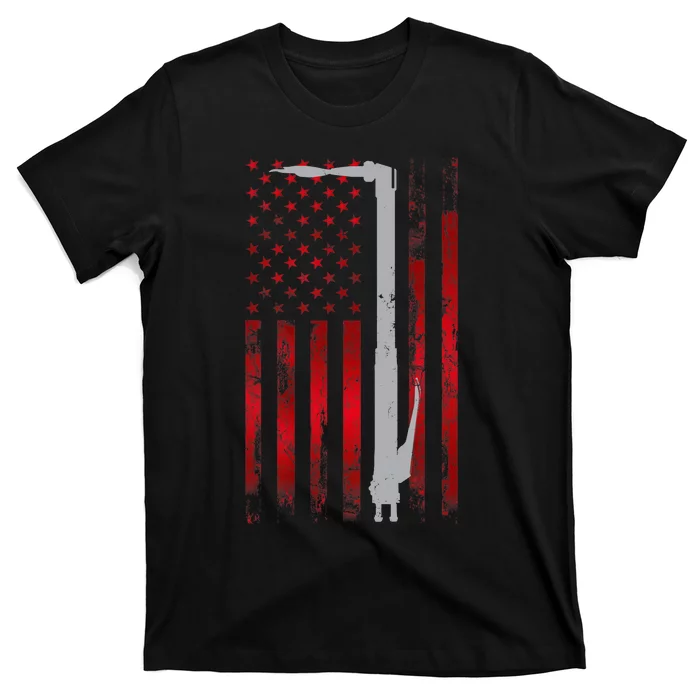 Welding Vintage Patriotic USA American Flag Welder Gift T-Shirt