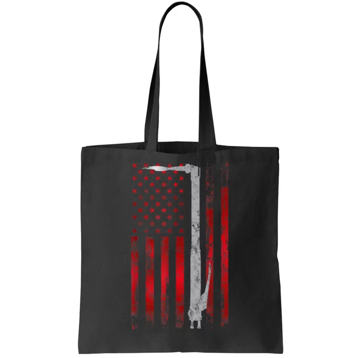 Welding Vintage Patriotic USA American Flag Welder Gift Tote Bag