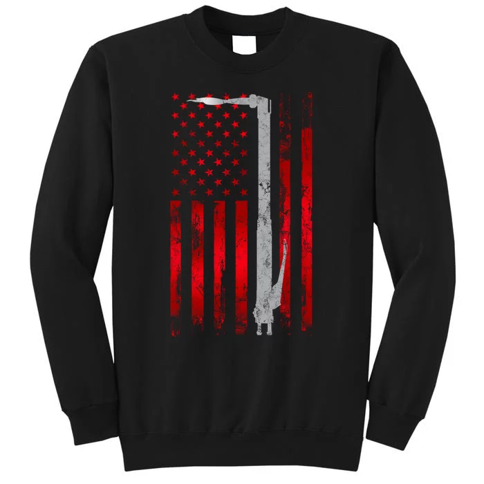 Welding Vintage Patriotic USA American Flag Welder gift Sweatshirt