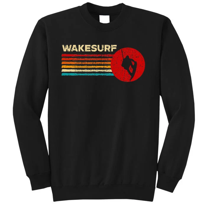 Wakesurf Vintage Retro Wakesurfing Sweatshirt