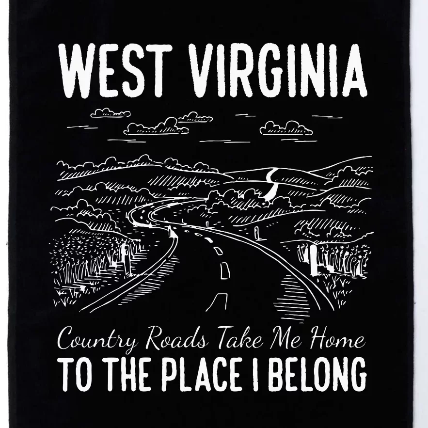 West Virginia Style Heaven West Virginia Mountains Home Platinum Collection Golf Towel