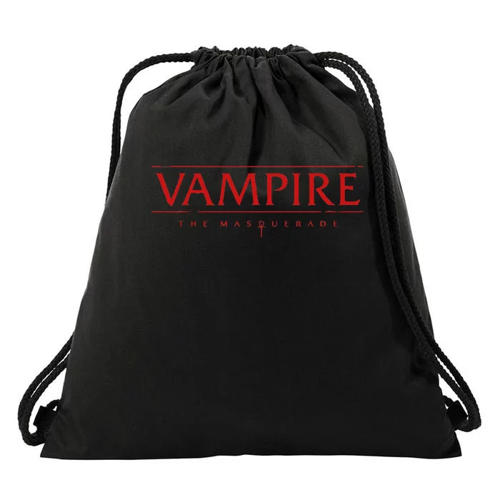 Wod Vampire The Masquerade Red Drawstring Bag