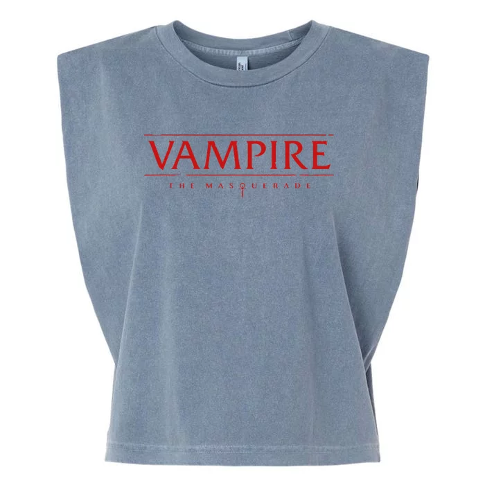 Wod Vampire The Masquerade Red Garment-Dyed Women's Muscle Tee