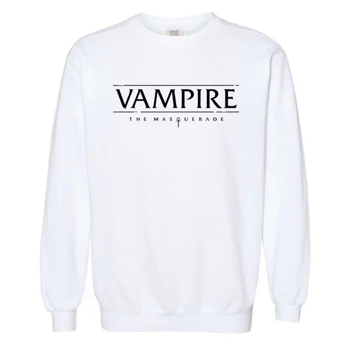 Wod Vampire The Masquerade Malkavian Icon Black Garment-Dyed Sweatshirt