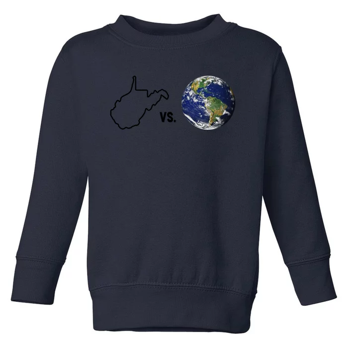 West Virginia Vs The World Toddler Sweatshirt