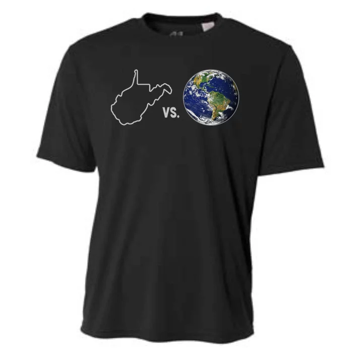 West Virginia Vs The World Cooling Performance Crew T-Shirt