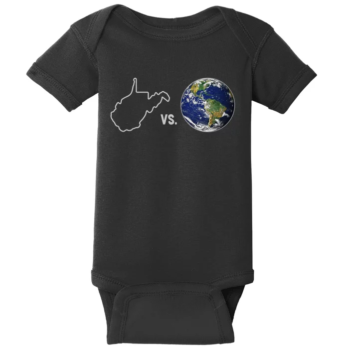 West Virginia Vs The World Baby Bodysuit