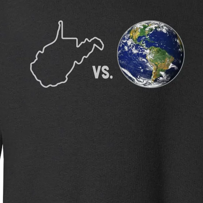 West Virginia Vs The World Toddler Sweatshirt