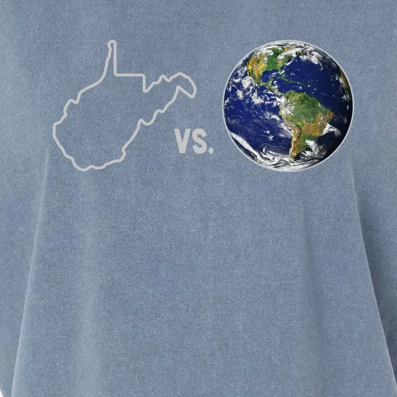 West Virginia Vs The World Garment-Dyed Women's Muscle Tee