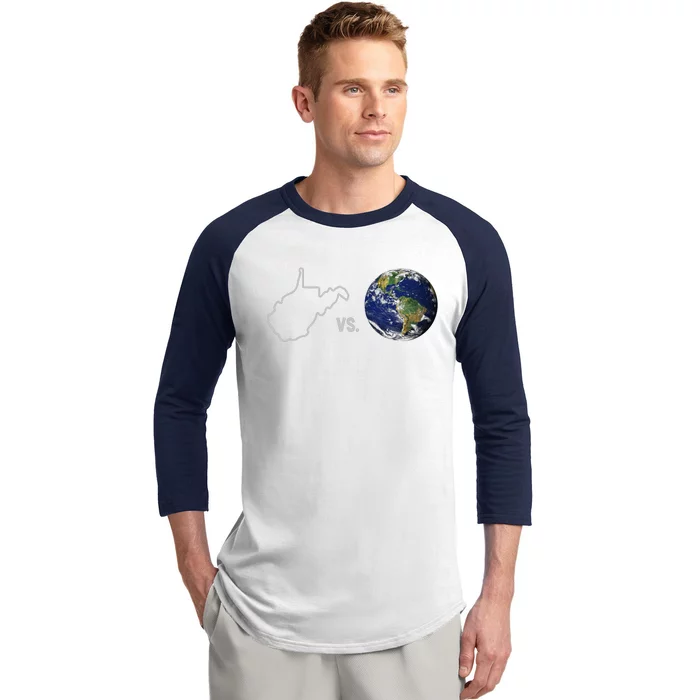 West Virginia Vs The World Baseball Sleeve Shirt