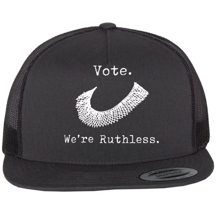 Women Vote WeRe Ruthless Flat Bill Trucker Hat