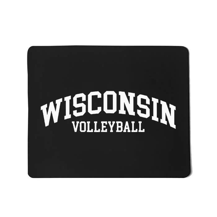 Wisconsin Volleyball Mousepad