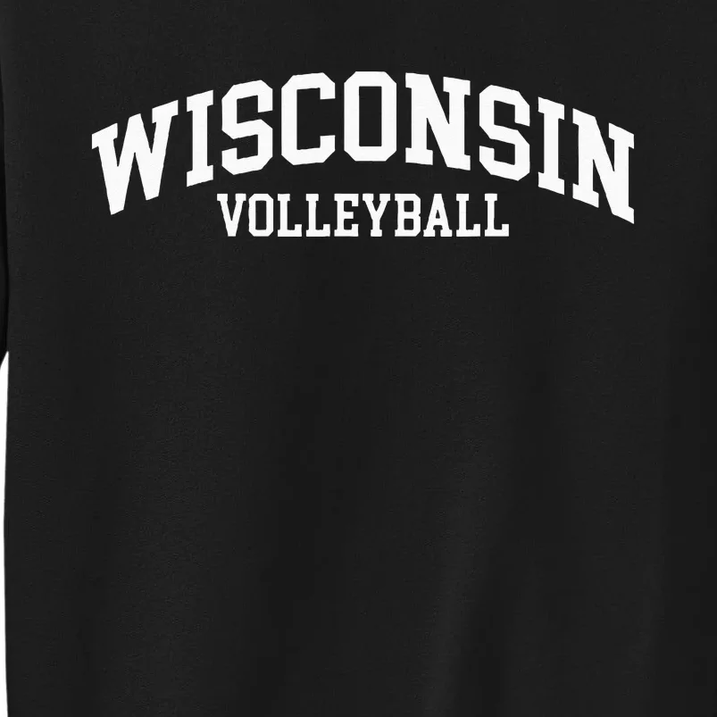 Wisconsin Volleyball Tall Sweatshirt