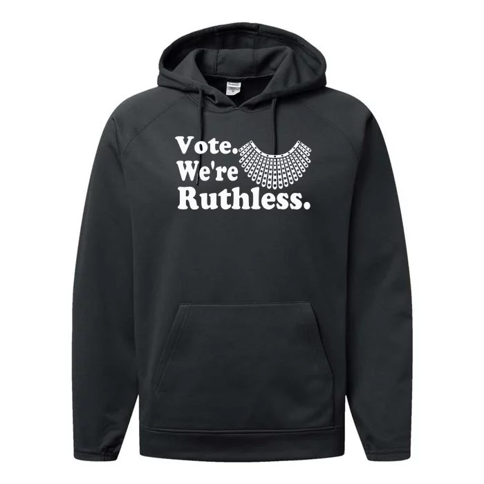 Women Vote WeRe Ruthless Performance Fleece Hoodie