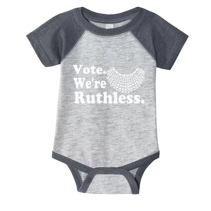 Women Vote WeRe Ruthless Infant Baby Jersey Bodysuit