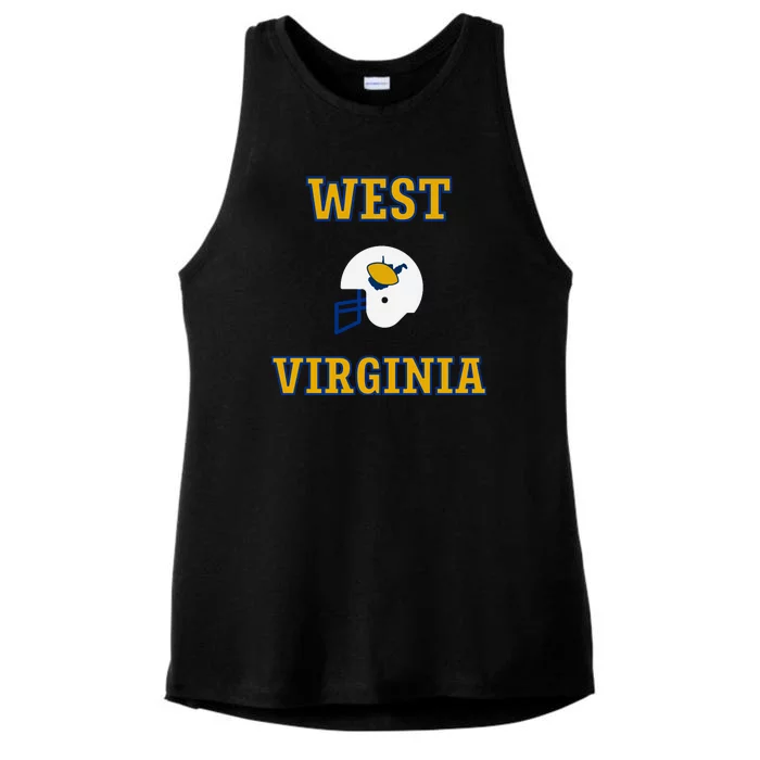 West Virginia Ladies Tri-Blend Wicking Tank