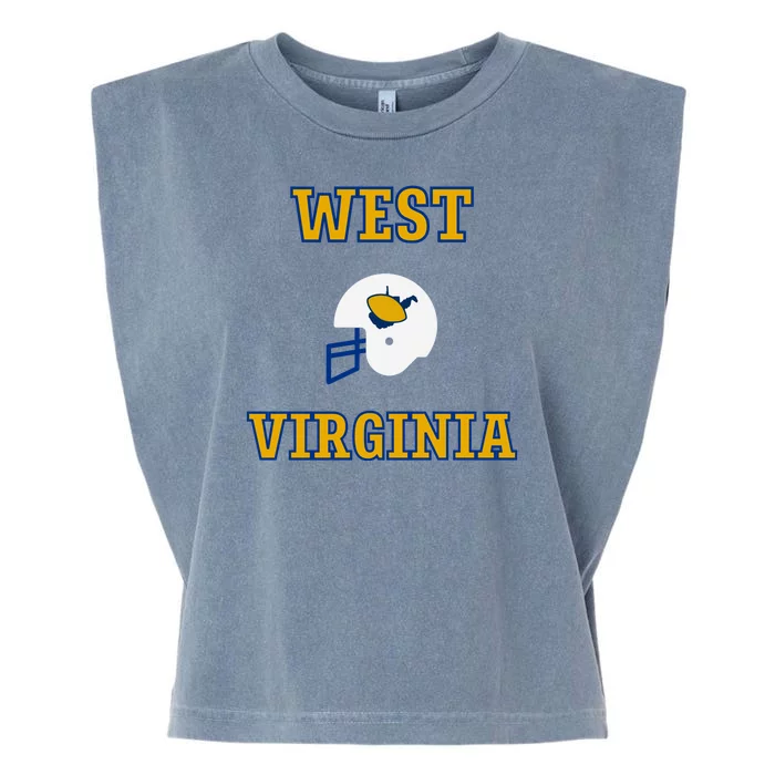 West Virginia Garment-Dyed Women's Muscle Tee